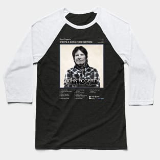 John Fogerty - Wrote A Song For Everyone Tracklist Album Baseball T-Shirt